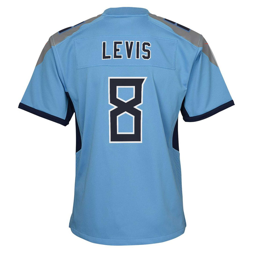 Will Levis Tennessee Titans Nike Youth Game Jersey - Light Blue Official NFL Team Apparel Football Fan Gear