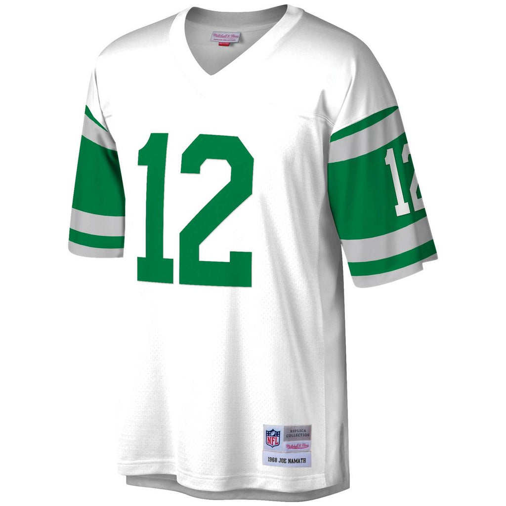 Joe Namath New York Jets Mitchell & Ness Legacy Replica Jersey - Kelly Green Official NFL Team Apparel Football Fan Gear