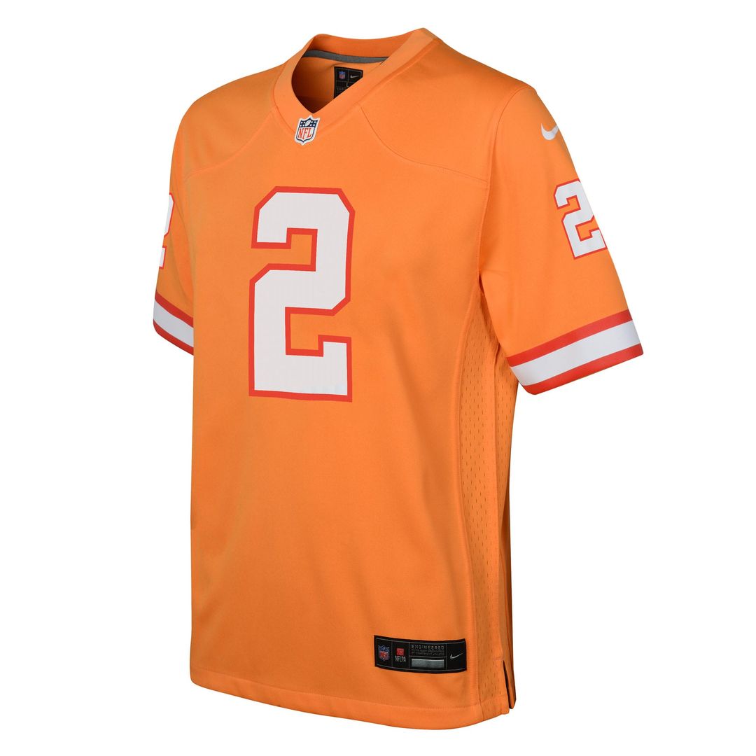 Emeka Egbuka Tampa Bay Buccaneers Nike Youth White Game Jersey - White Official NFL Team Apparel Football Fan Gear