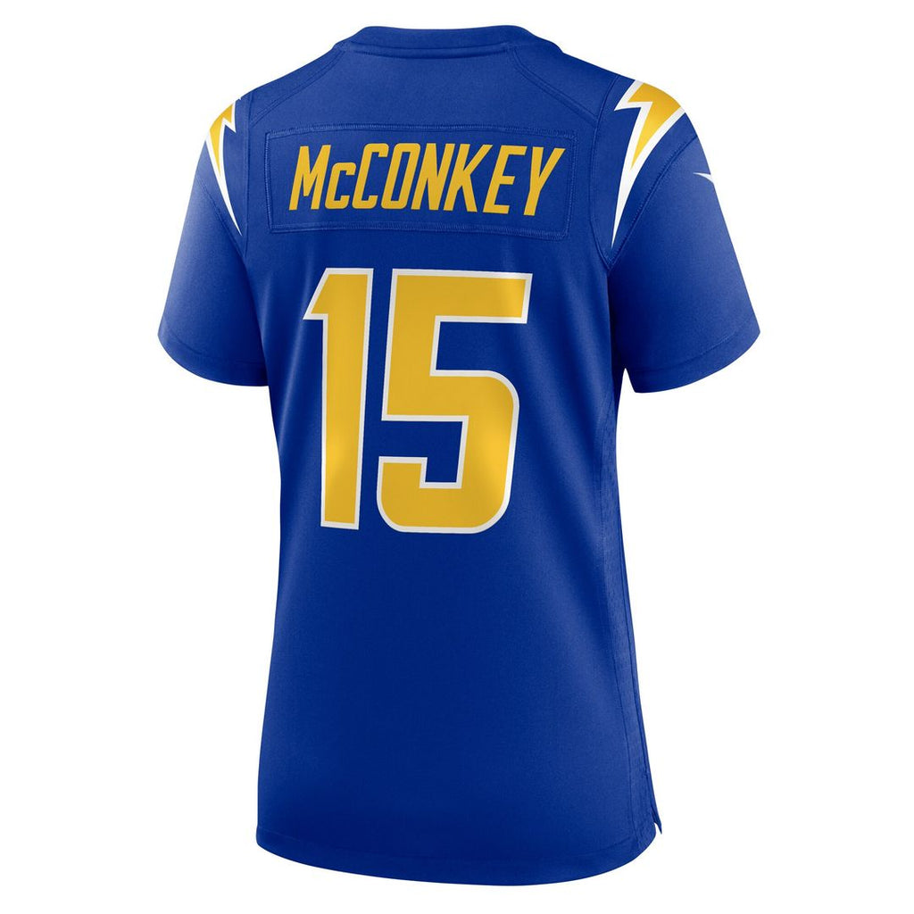 Ladd McConkey Los Angeles Chargers Nike Women's Alternate Game Jersey - Royal Official NFL Team Apparel Football Fan Gear