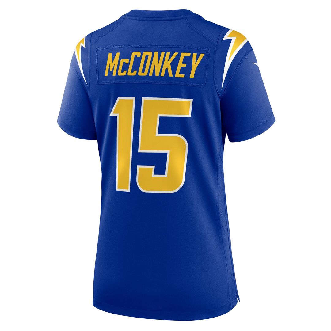 Ladd McConkey Los Angeles Chargers Nike Women's Alternate Game Jersey - Royal Official NFL Team Apparel Football Fan Gear