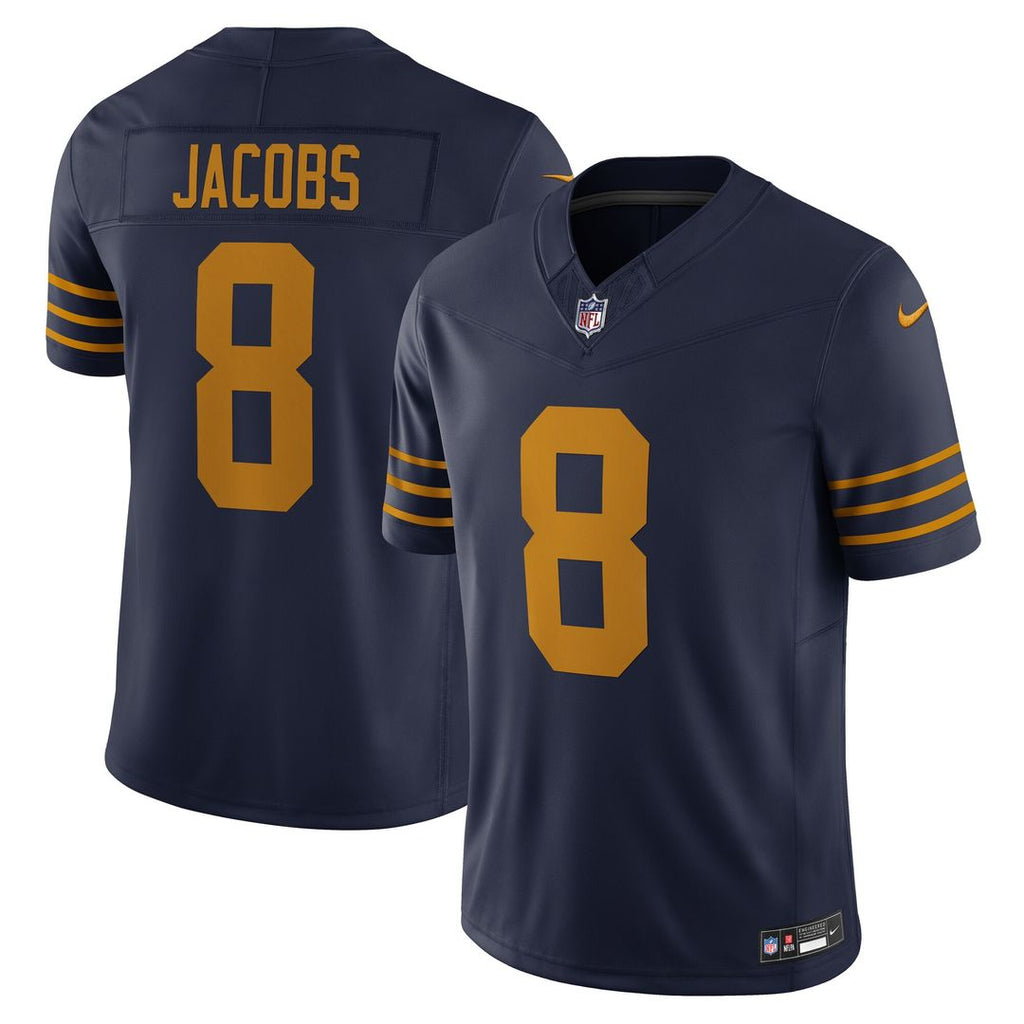 Josh Jacobs Green Bay Packers Nike The 1923 Classic Vapor F.U.S.E. Limited Jersey - Navy Official NFL Team Apparel Football Fan Gear