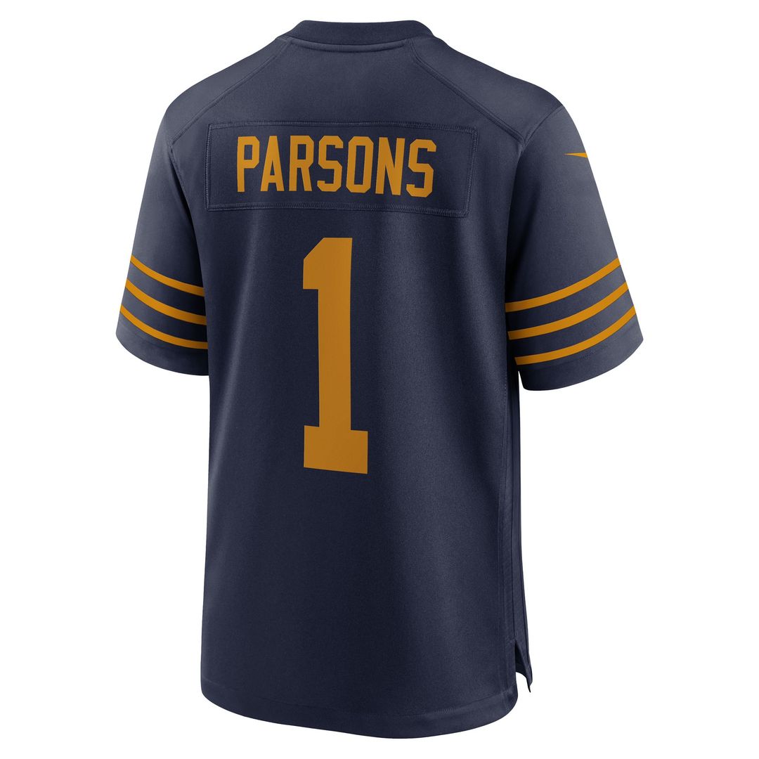 Micah Parsons Green Bay Packers Nike The 1923 Classic Game Jersey - Navy Official NFL Team Apparel Football Fan Gear