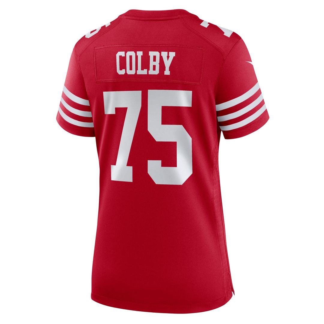 Connor Colby San Francisco 49ers Nike Women's Team Game Jersey - Scarlet Official NFL Team Apparel Football Fan Gear