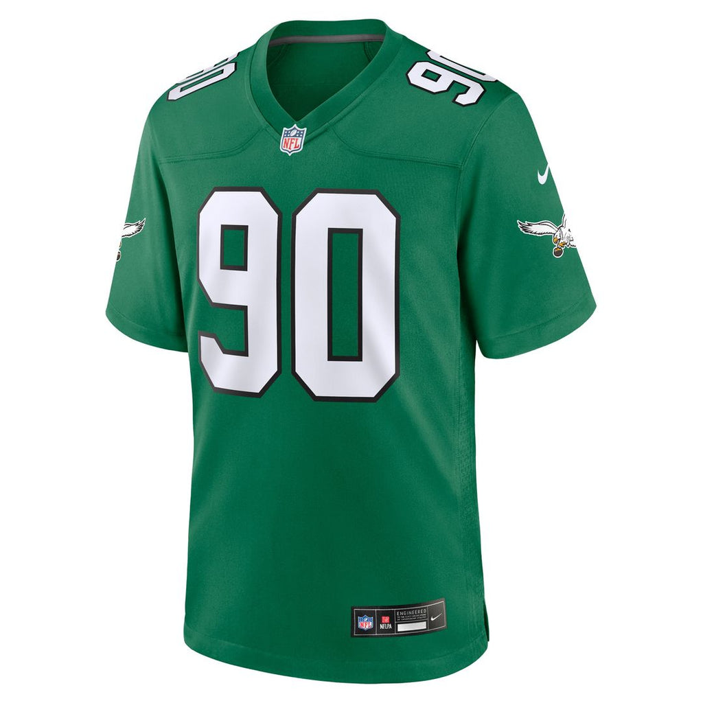 Jordan Davis Philadelphia Eagles Nike Team Game Jersey - Midnight Green Official NFL Team Apparel Football Fan Gear