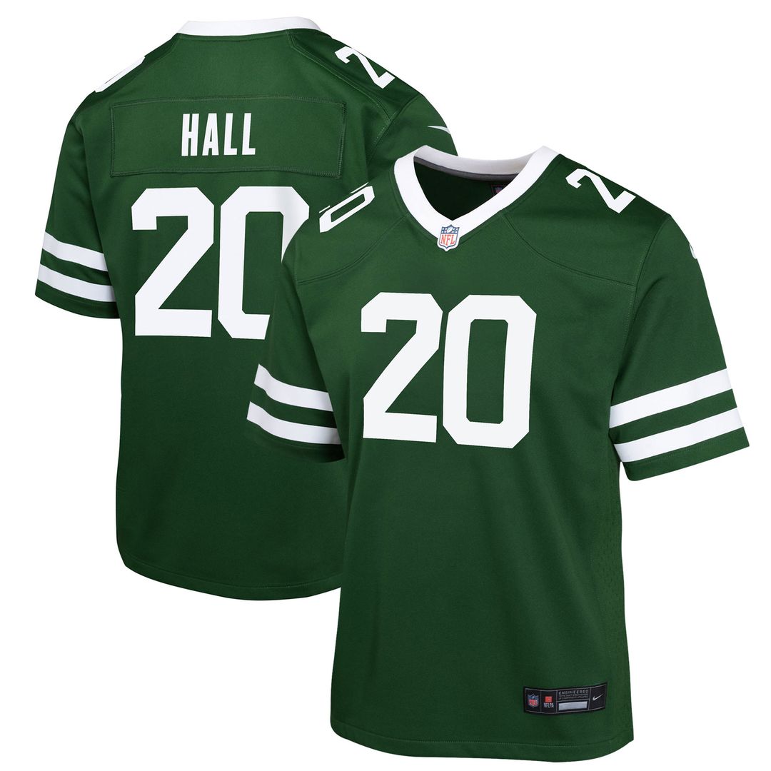 Breece Hall New York Jets Nike Youth Game Jersey - Green Official NFL Team Apparel Football Fan Gear