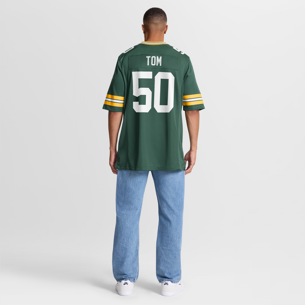 Zach Tom Green Bay Packers Nike Game Player Jersey - Green Official NFL Team Apparel Football Fan Gear