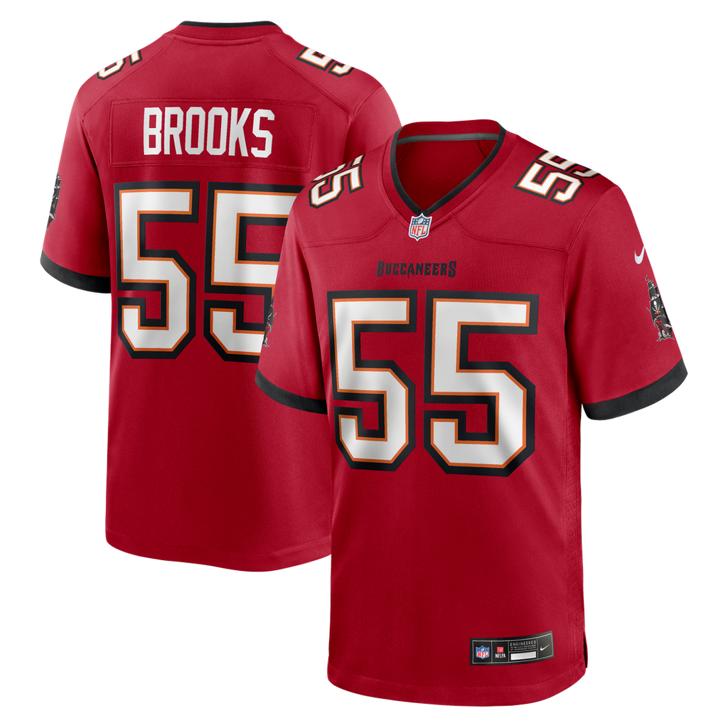 Derrick Brooks Tampa Bay Buccaneers Nike Game Retired Player Jersey - Red Official NFL Team Apparel Football Fan Gear