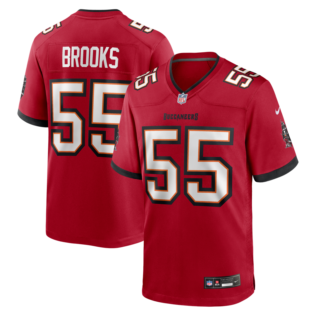 Derrick Brooks Tampa Bay Buccaneers Nike Game Retired Player Jersey - Red Official NFL Team Apparel Football Fan Gear