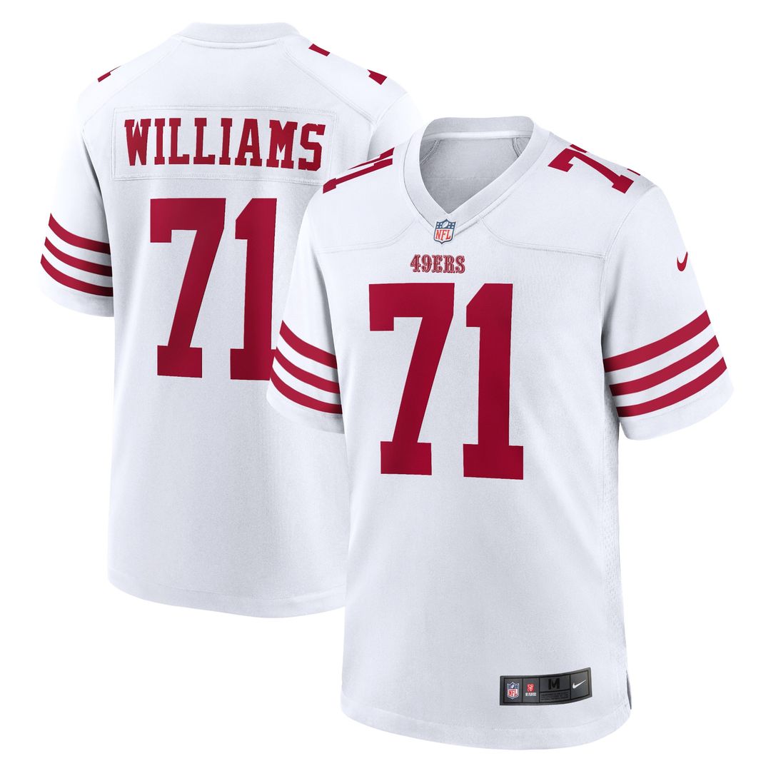 Trent Williams San Francisco 49ers Nike Player Game Jersey - White Official NFL Team Apparel Football Fan Gear