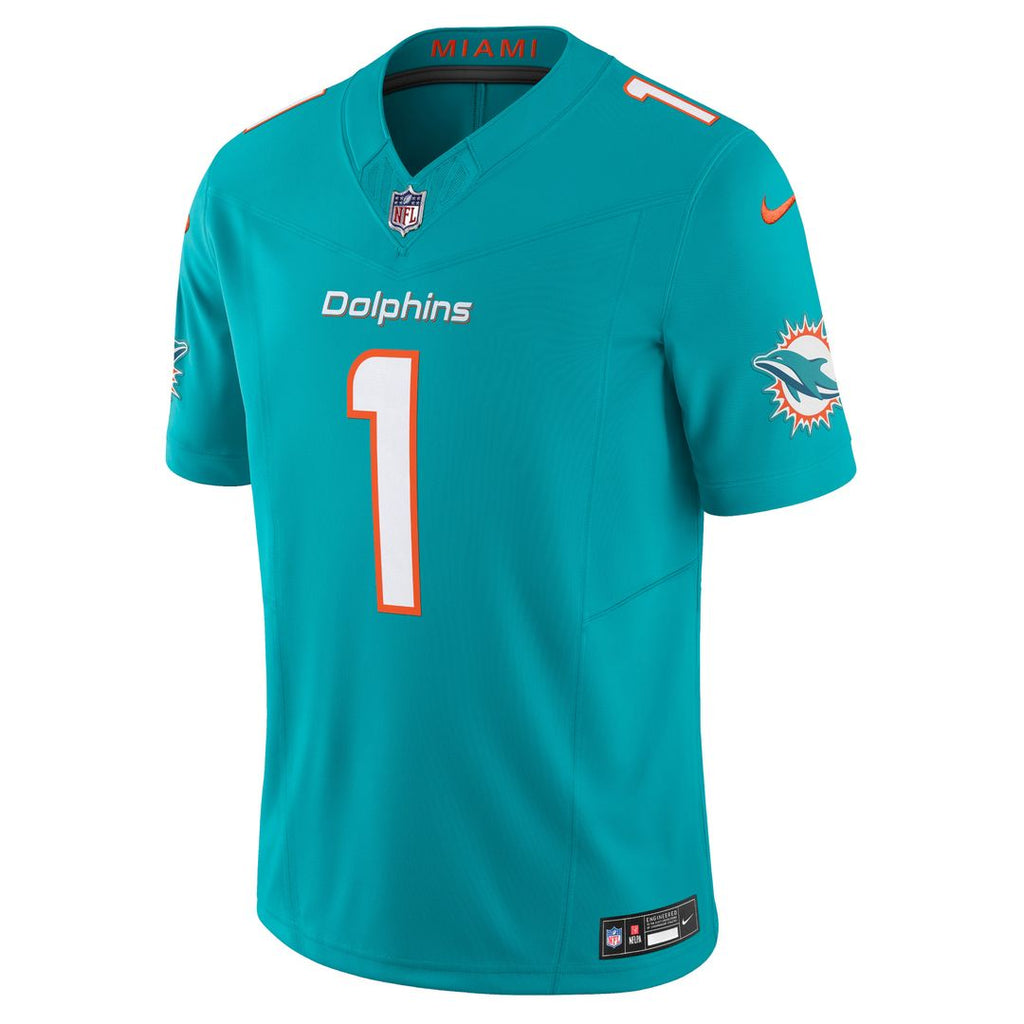 Tua Tagovailoa Miami Dolphins Nike Vapor F.U.S.E. Limited Jersey - White Official NFL Team Apparel Football Fan Gear