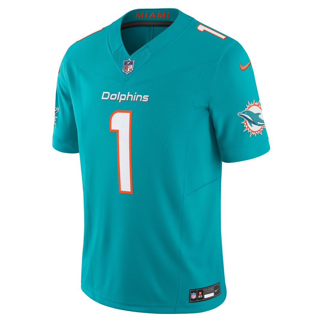 Tua Tagovailoa Miami Dolphins Nike Vapor F.U.S.E. Limited Jersey - White Official NFL Team Apparel Football Fan Gear