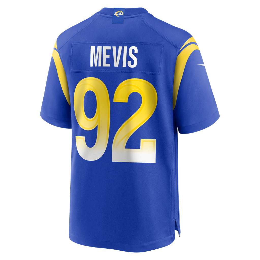 Harrison Mevis Los Angeles Rams Nike Team Game Jersey - Royal Official NFL Team Apparel Football Fan Gear