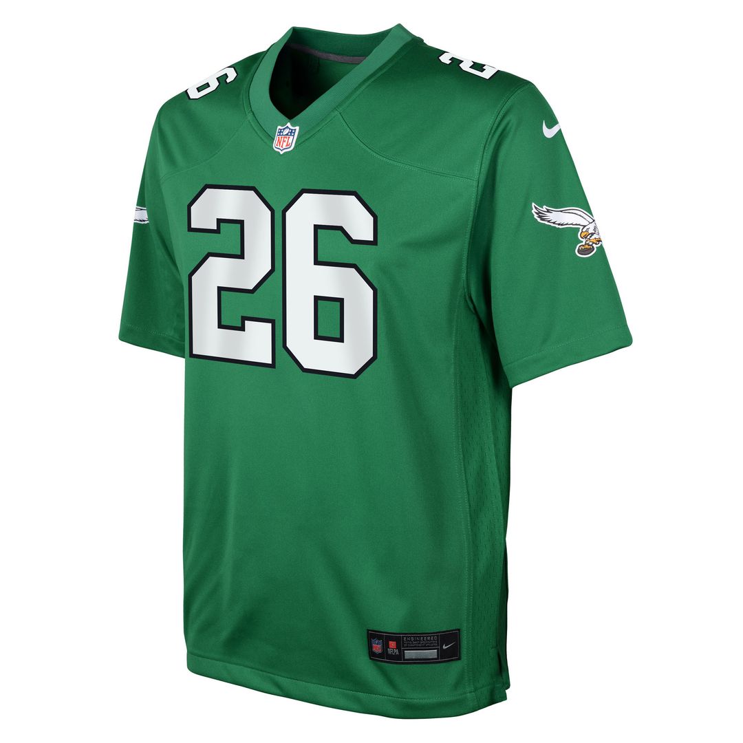 Saquon Barkley Philadelphia Eagles Nike Youth Game Jersey - Green Official NFL Team Apparel Football Fan Gear