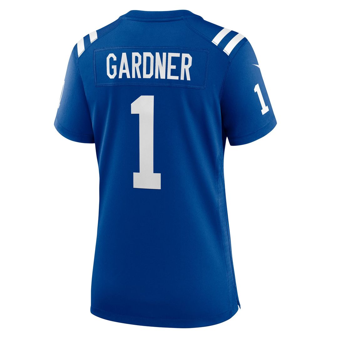 Ahmad Sauce Gardner Indianapolis Colts Nike Women's Team Game Jersey - Royal Official NFL Team Apparel Football Fan Gear