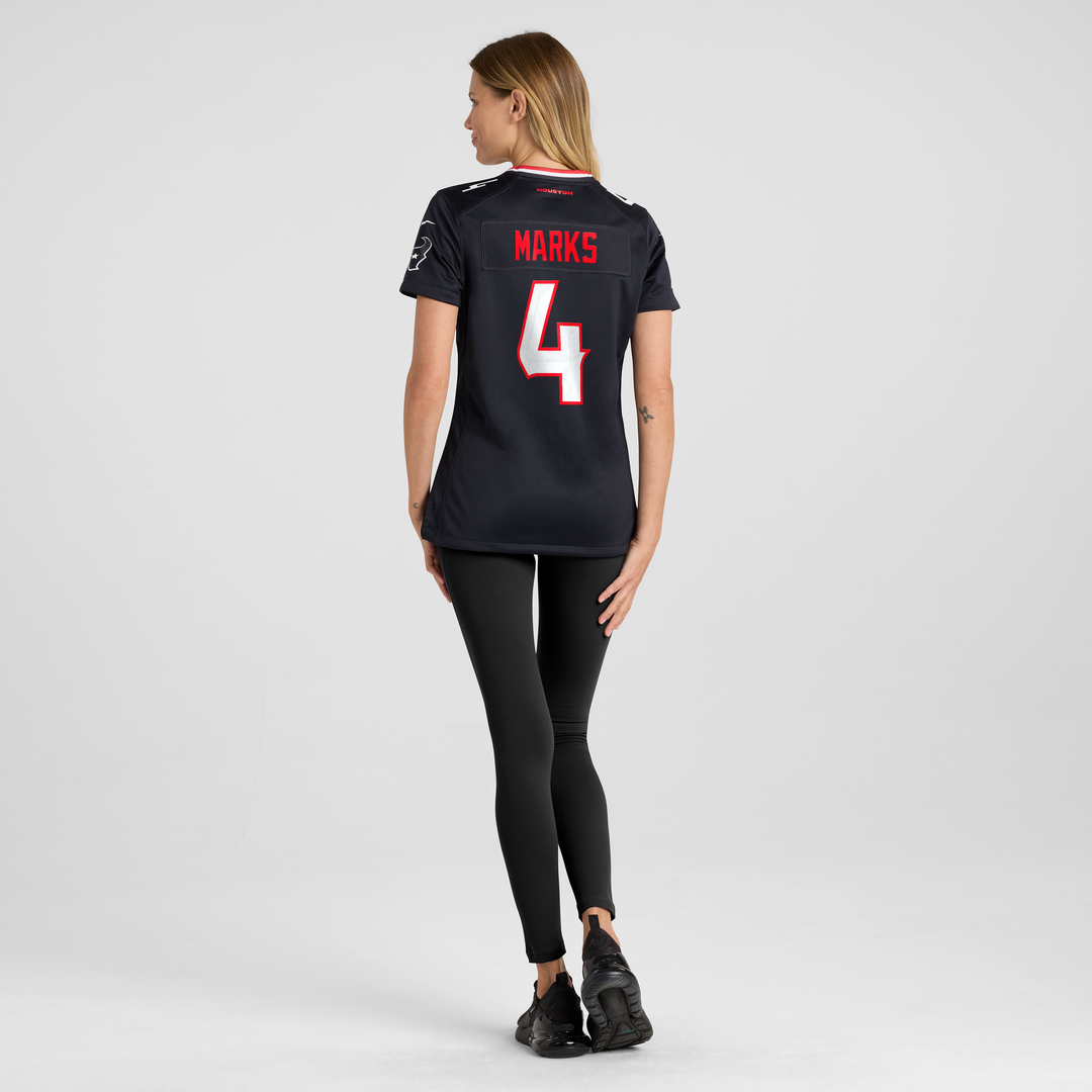 Woody Marks Houston Texans Nike Women's Team Game Jersey - Navy Official NFL Team Apparel Football Fan Gear