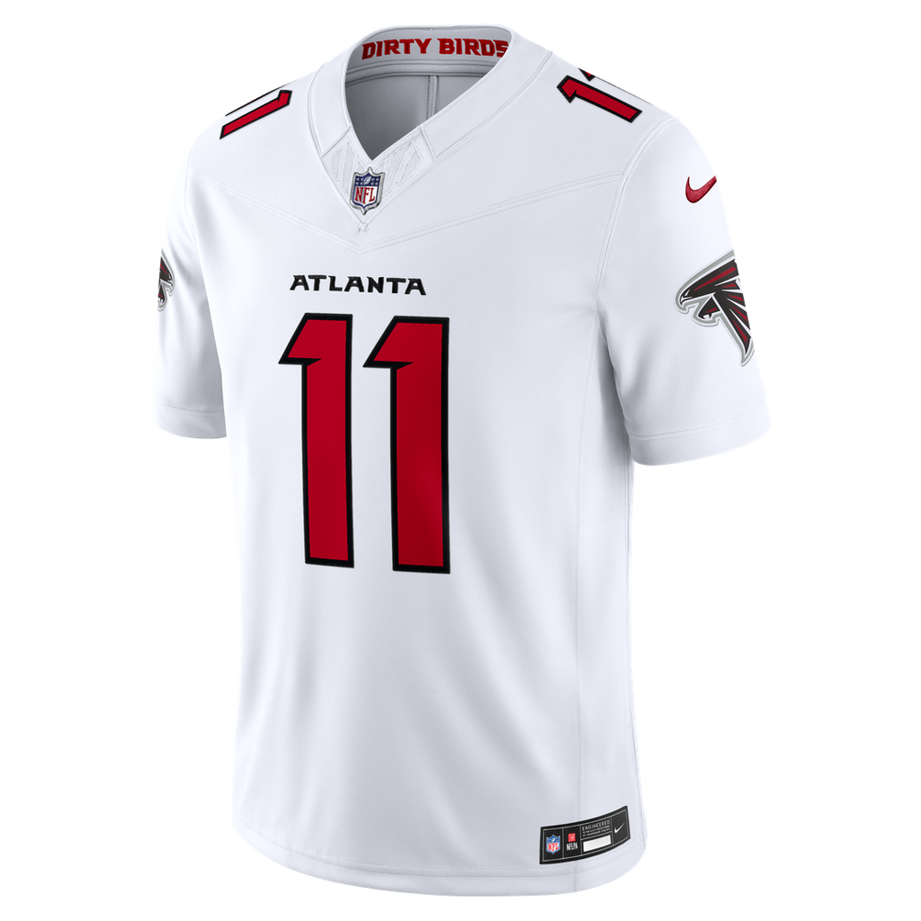 Jalon Walker Atlanta Falcons Nike Vapor F.U.S.E. Stitched Limited Jersey - Red Official NFL Team Apparel Football Fan Gear