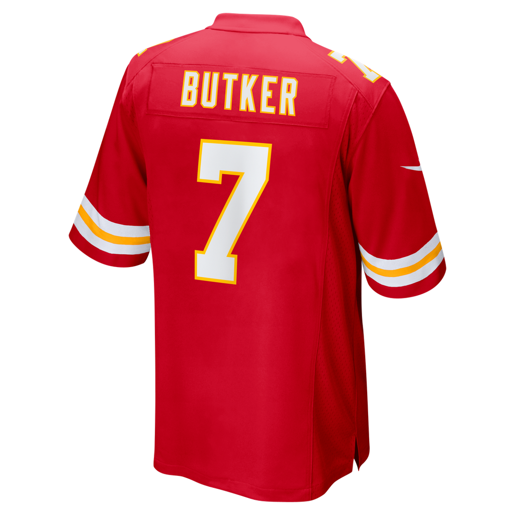 Harrison Butker Kansas City Chiefs Nike Game Jersey - Red Official NFL Team Apparel Football Fan Gear