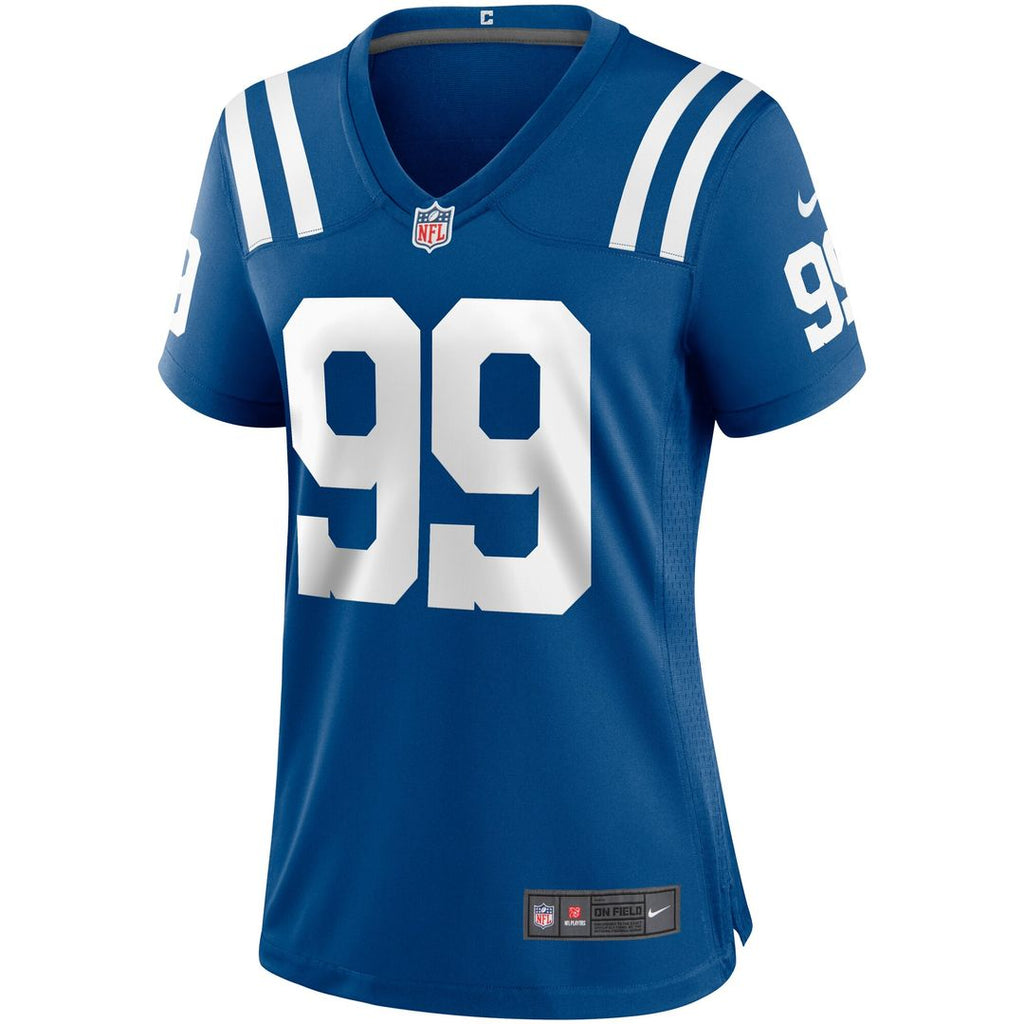 DeForest Buckner Indianapolis Colts Nike Women's Indiana Nights Alternate Game Jersey - Royal Official NFL Team Apparel Football Fan Gear