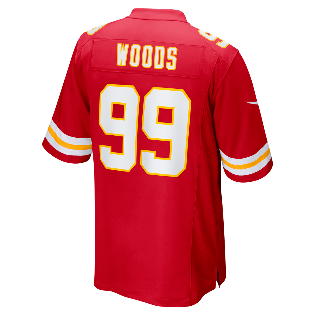 Peter Woods Kansas City Chiefs Nike 2026 NFL Draft First Round Pick No. 29 Team Game Jersey - Red Official NFL Team Apparel Football Fan Gear