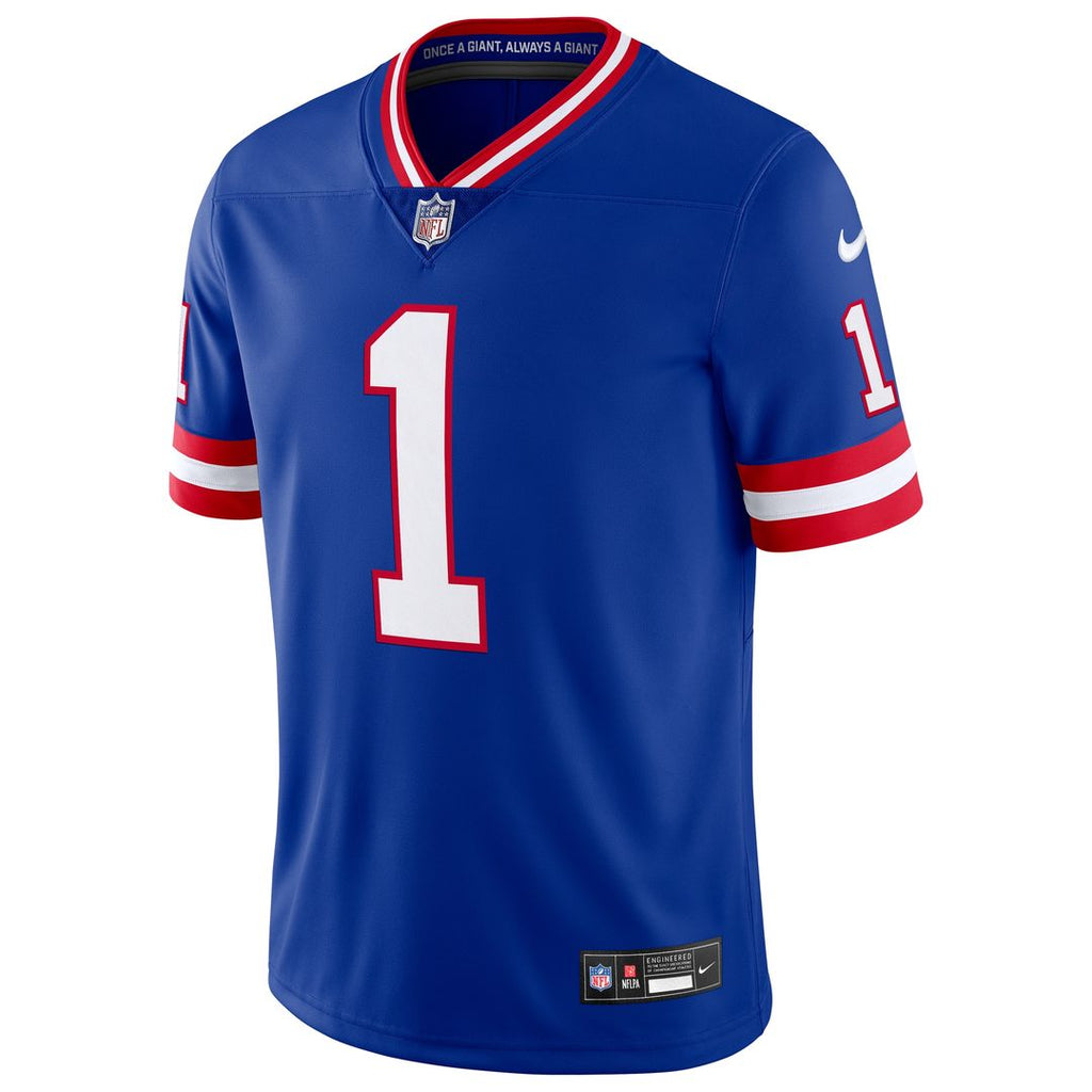 Malik Nabers New York Giants Nike Alternate 2 Legacy Vapor Untouchable Limited Jersey - Royal Official NFL Team Apparel Football Fan Gear