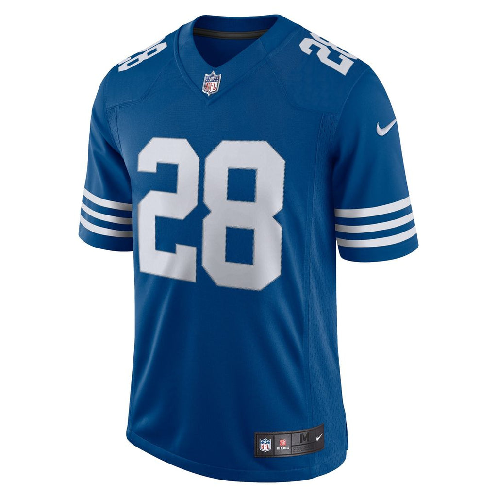 Men's Nike Jonathan Taylor Royal Indianapolis Colts Alternate Vapor Limited Jersey Official NFL Team Apparel Football Fan Gear