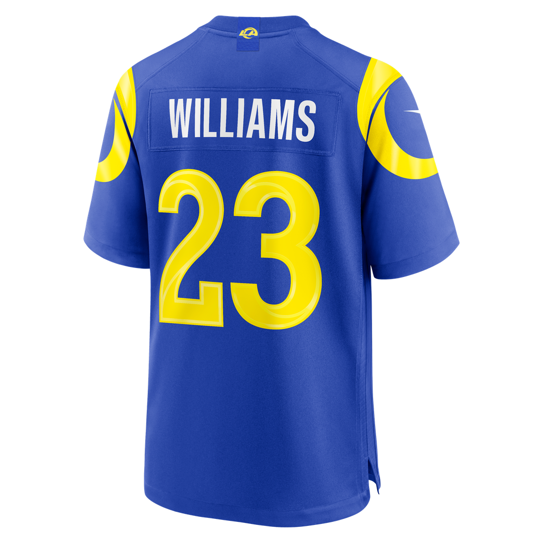 Kyren Williams Los Angeles Rams Nike Team Game Player Jersey - Royal Official NFL Team Apparel Football Fan Gear