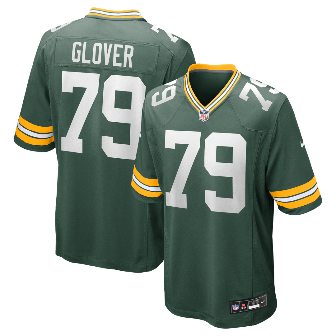 Travis Glover Green Bay Packers Nike Game Jersey - Green Official NFL Team Apparel Football Fan Gear