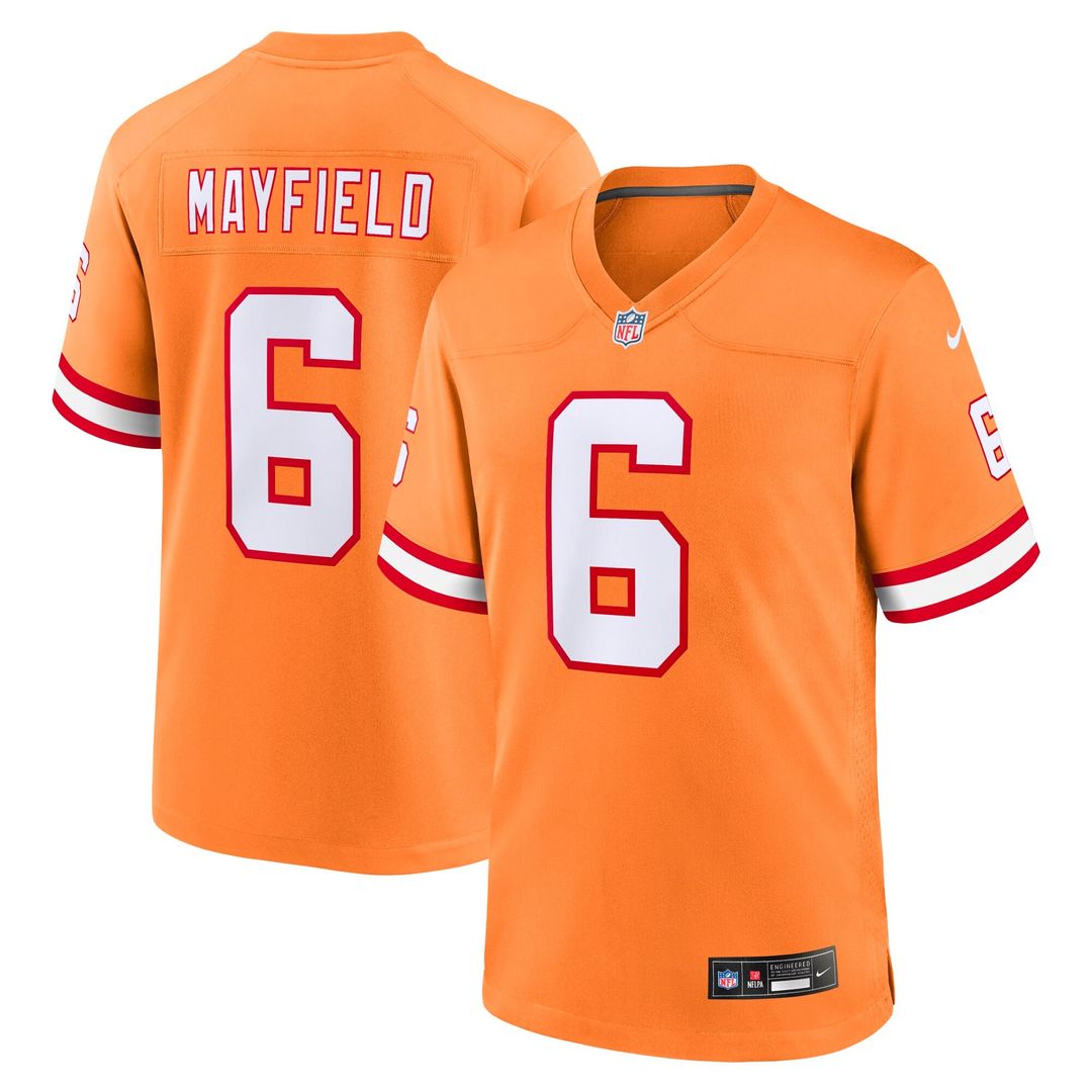 Baker Mayfield Tampa Bay Buccaneers Nike Youth Game Jersey - Pewter Official NFL Team Apparel Football Fan Gear