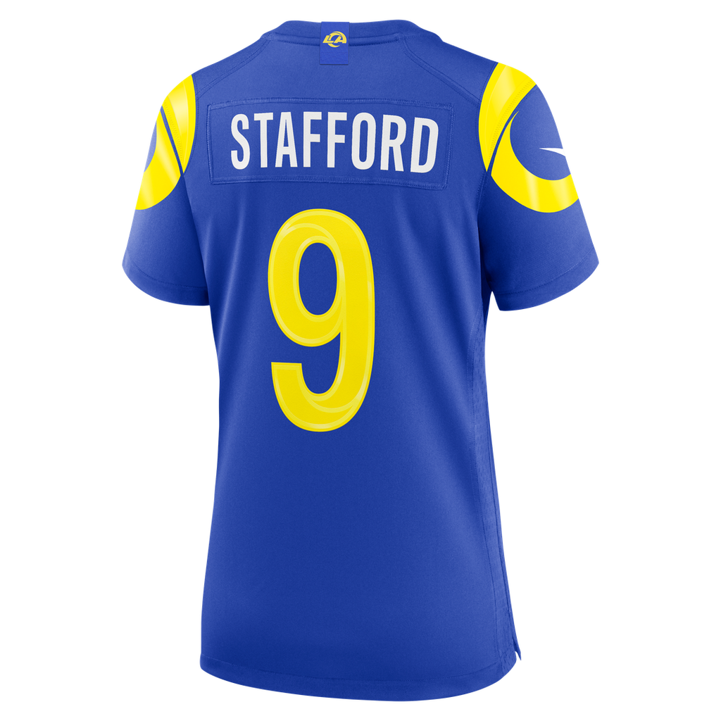 Matthew Stafford Los Angeles Rams Nike Women's Game Jersey - Royal Official NFL Team Apparel Football Fan Gear