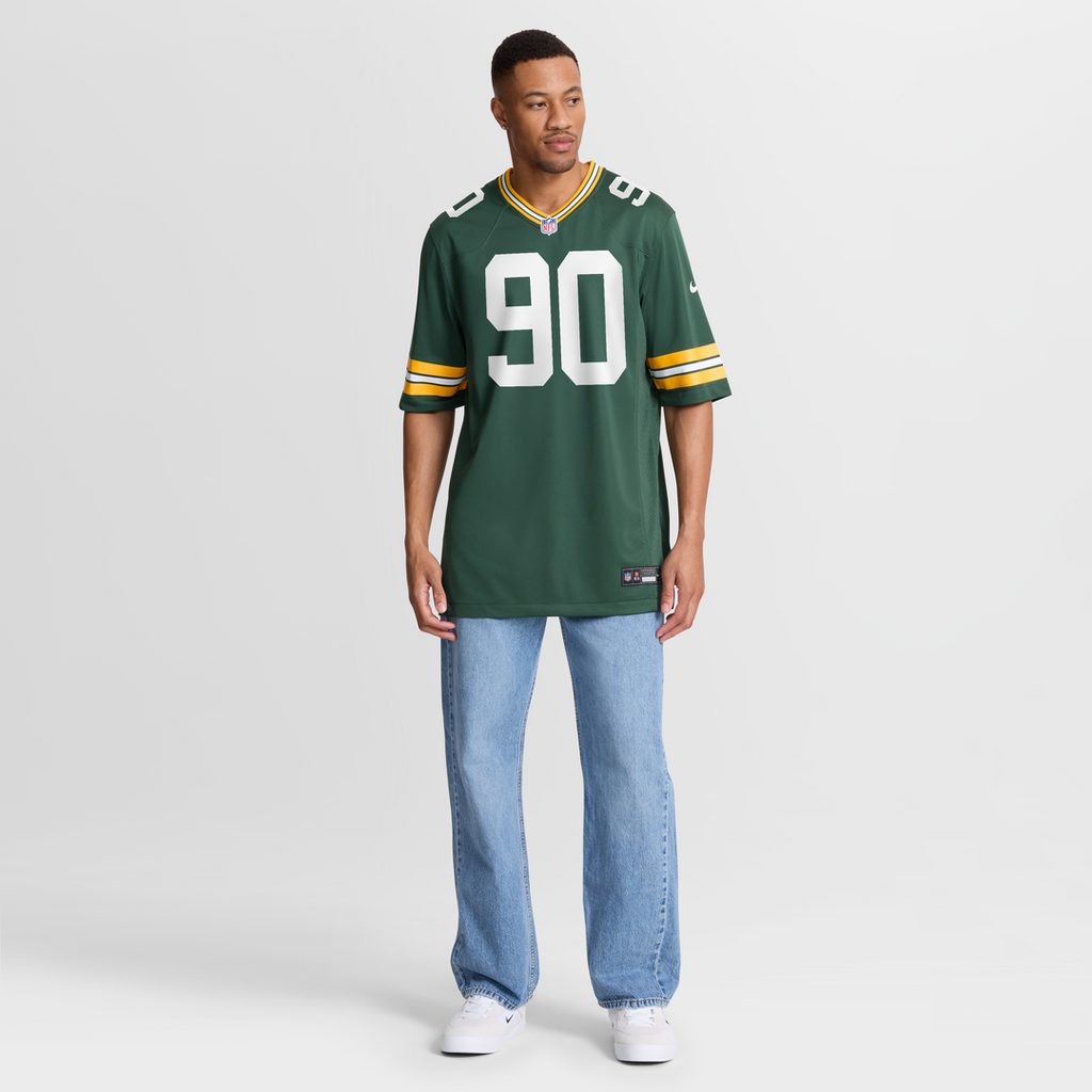 Lukas Van Ness Green Bay Packers Nike Game Jersey - Green Official NFL Team Apparel Football Fan Gear