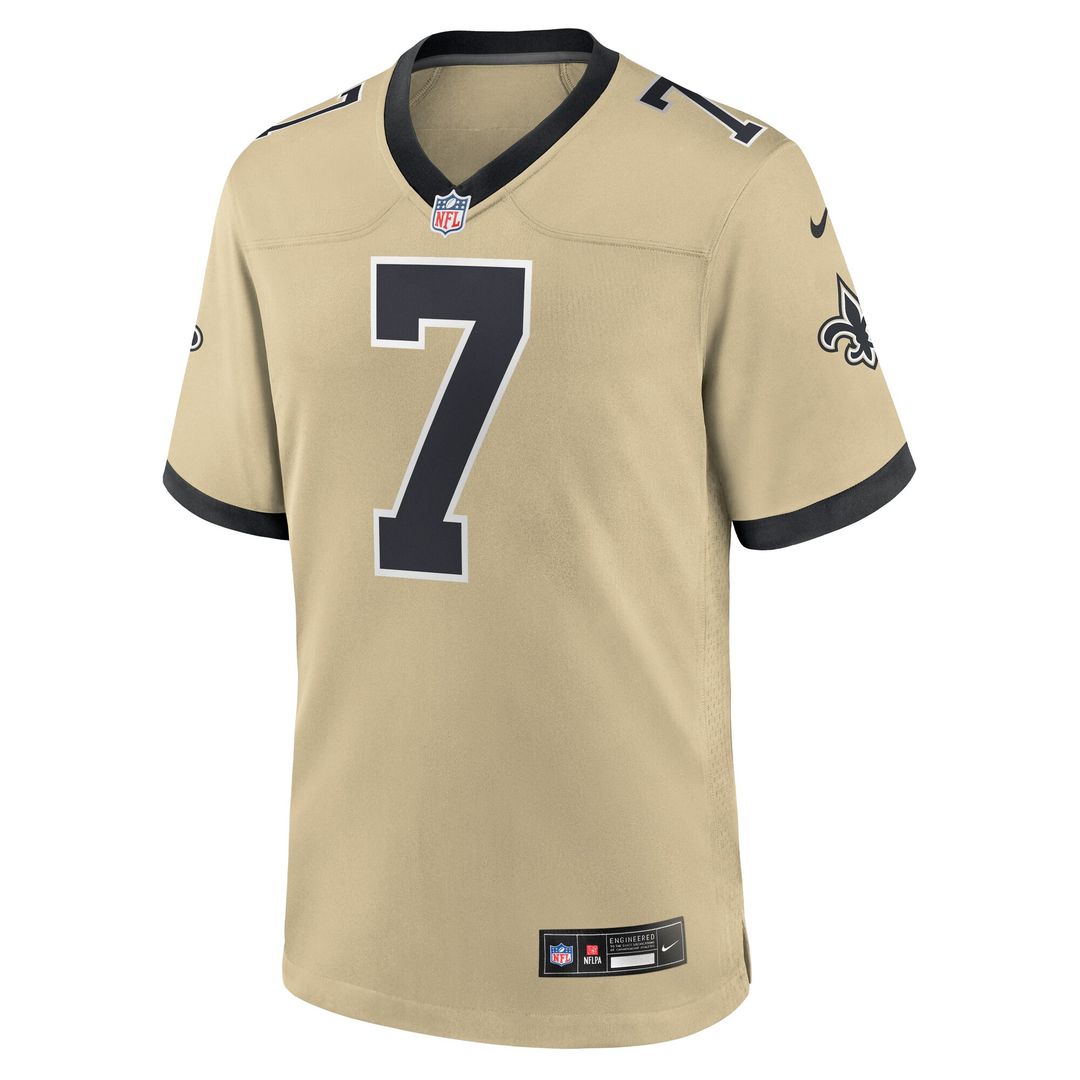 Taysom Hill New Orleans Saints Nike Game Jersey - Black Official NFL Team Apparel Football Fan Gear