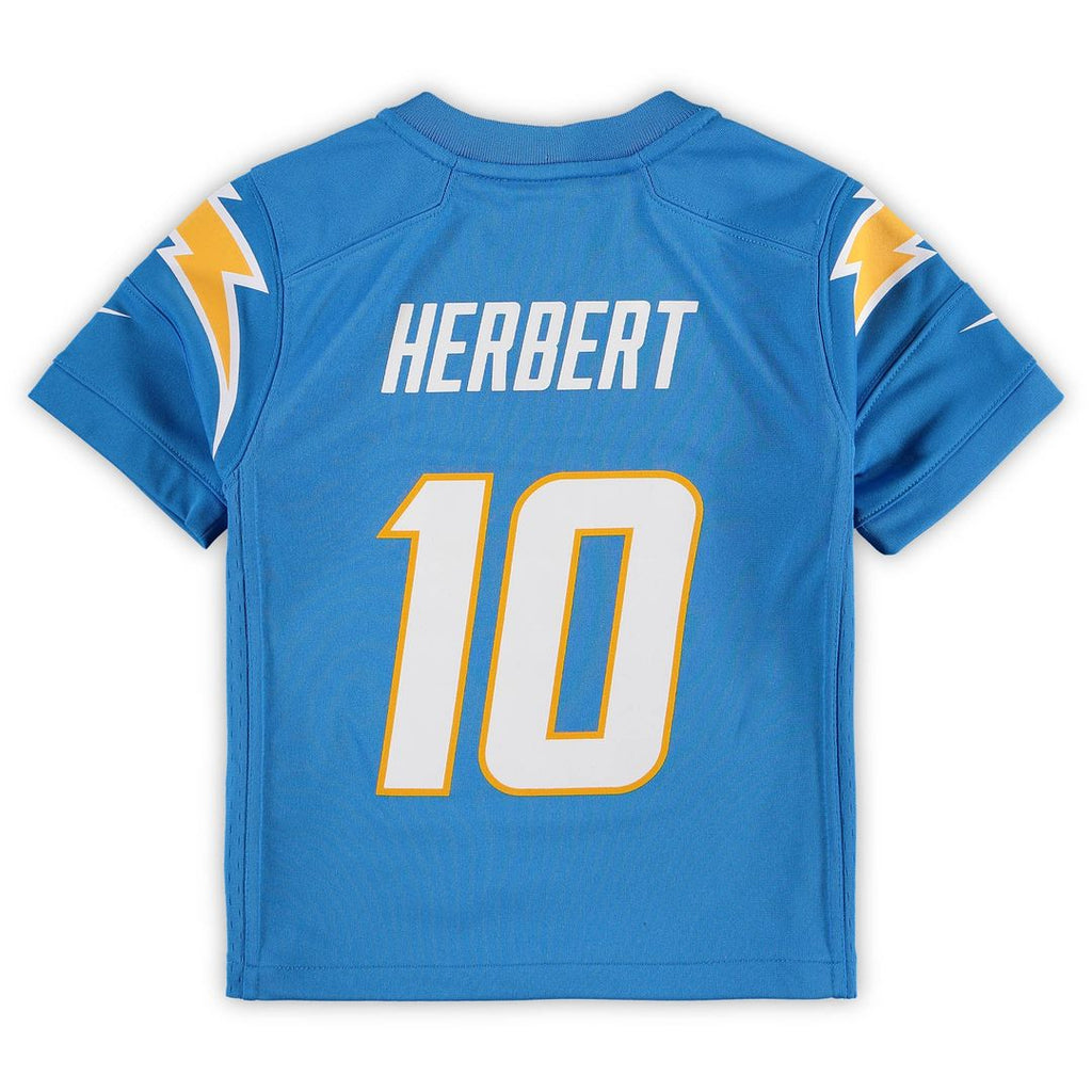 Justin Herbert Los Angeles Chargers Nike Preschool Game Jersey - Powder Blue Official NFL Team Apparel Football Fan Gear