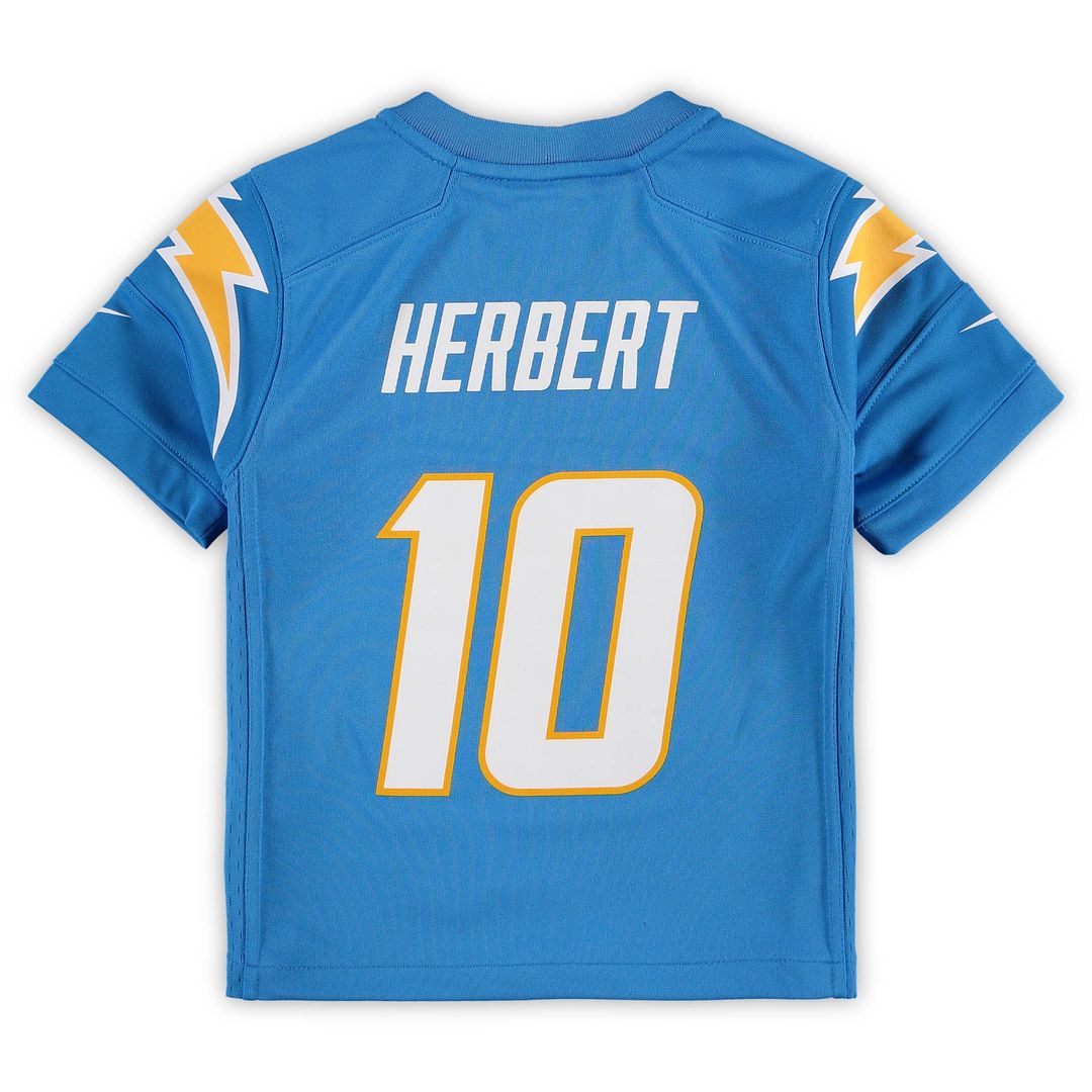 Justin Herbert Los Angeles Chargers Nike Preschool Game Jersey - Powder Blue Official NFL Team Apparel Football Fan Gear