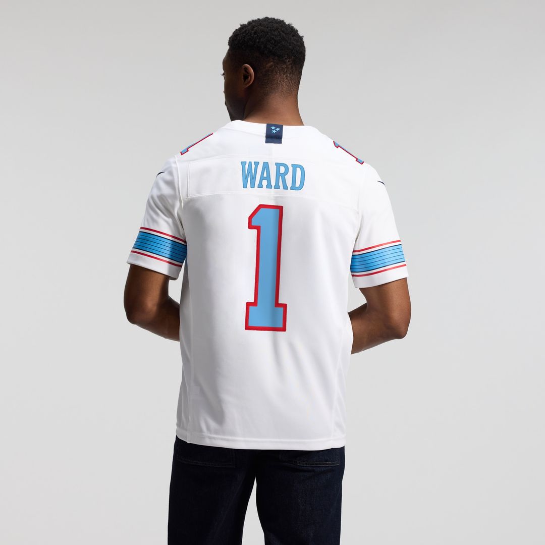 Cameron Ward Tennessee Titans Nike Vapor F.U.S.E. Stitched Limited Jersey - White Official NFL Team Apparel Football Fan Gear