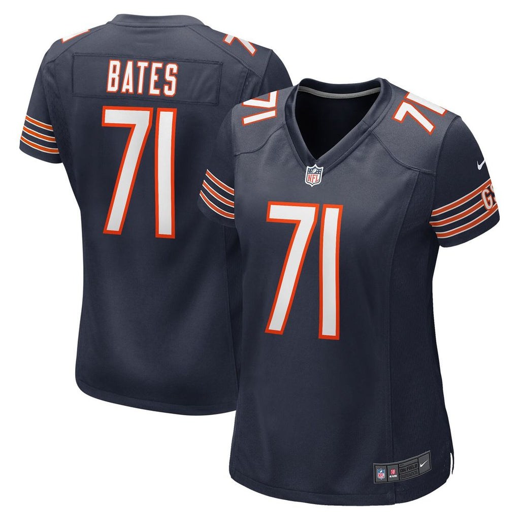 Ryan Bates Chicago Bears Nike Women's Game Jersey - Navy Official NFL Team Apparel Football Fan Gear