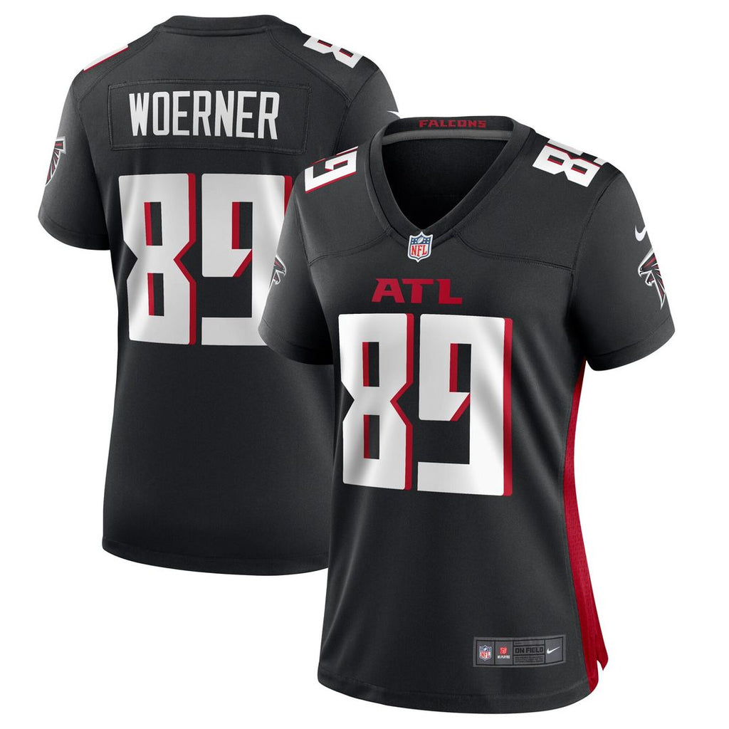 Charlie Woerner Atlanta Falcons Nike Women's Game Jersey - Black Official NFL Team Apparel Football Fan Gear