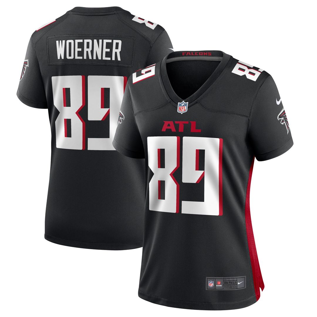 Charlie Woerner Atlanta Falcons Nike Women's Game Jersey - Black Official NFL Team Apparel Football Fan Gear