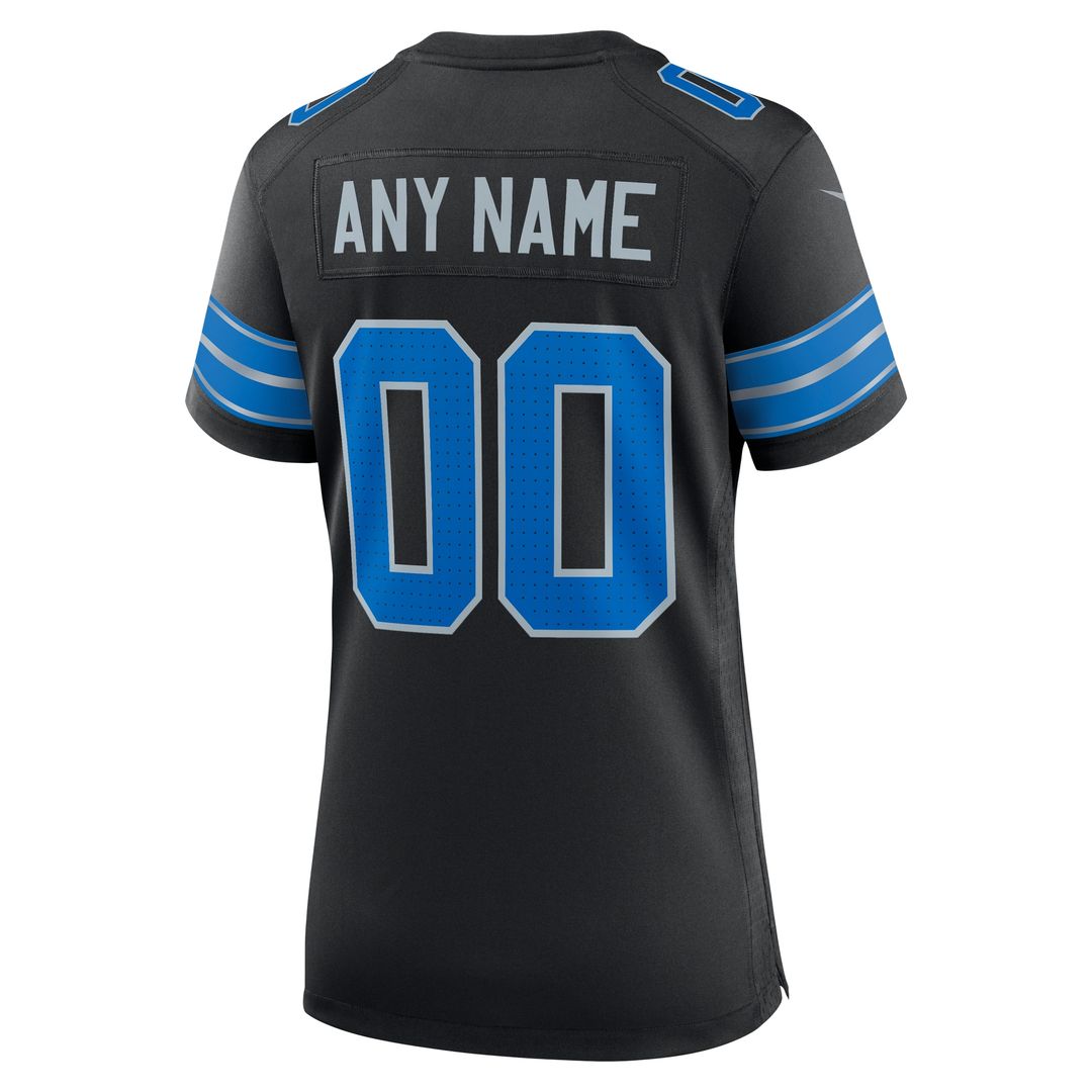 Detroit Lions Nike Women's Alternate Custom Game Jersey - Blue Official NFL Team Apparel Football Fan Gear