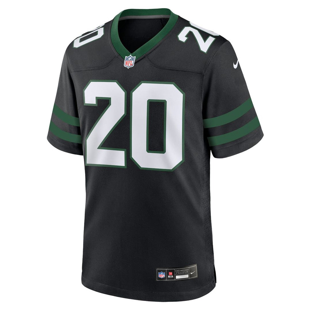 Breece Hall New York Jets Nike Alternate Game Jersey - Legacy Black Official NFL Team Apparel Football Fan Gear