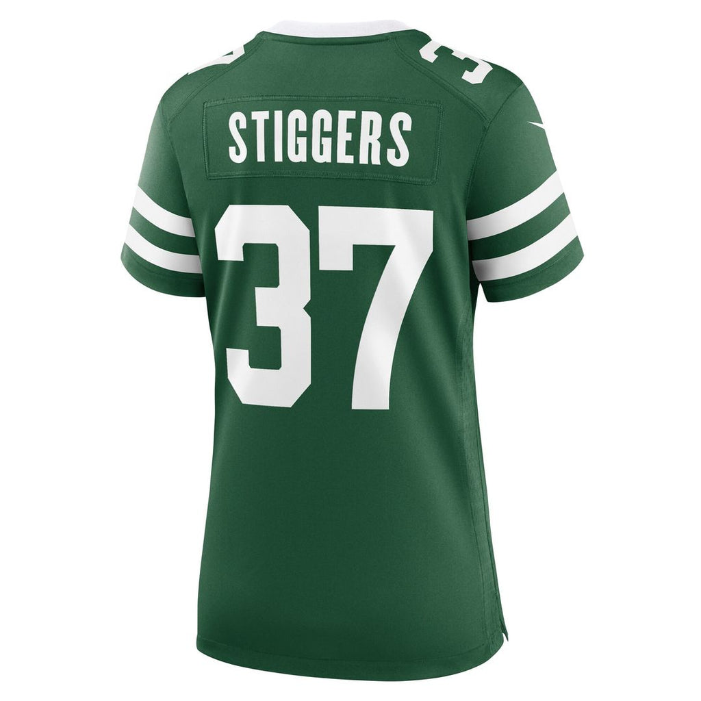 Qwan'tez Stiggers New York Jets Nike Women's Game Jersey - Legacy Green Official NFL Team Apparel Football Fan Gear