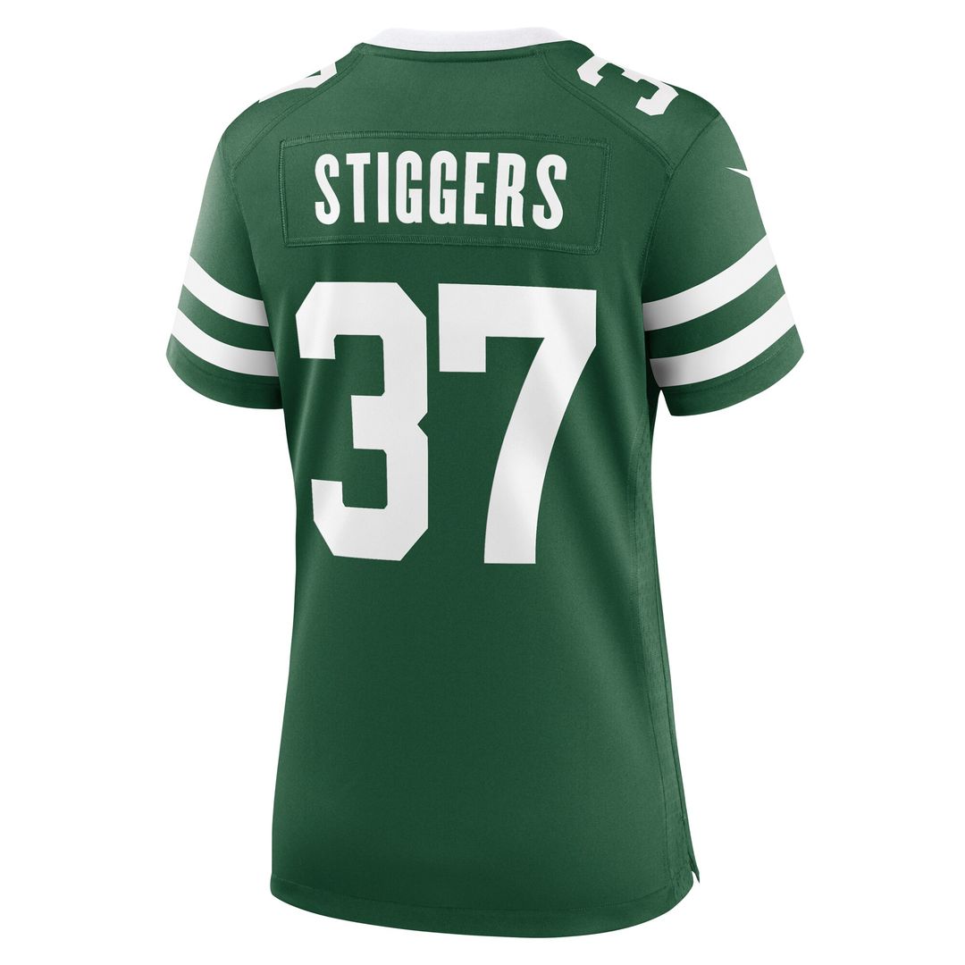 Qwan'tez Stiggers New York Jets Nike Women's Game Jersey - Legacy Green Official NFL Team Apparel Football Fan Gear