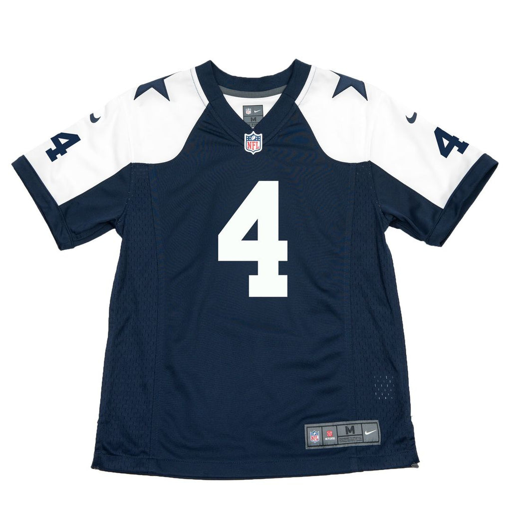 Dak Prescott Dallas Cowboys Nike Youth Color Rush Game Jersey - White Official NFL Team Apparel Football Fan Gear