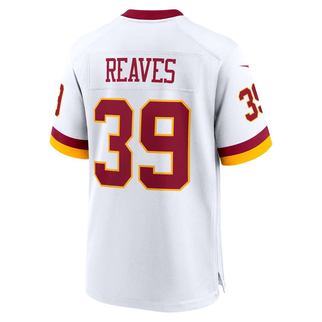 Jeremy Reaves Washington Commanders Nike Game Super Bowl Era Jersey - White Official NFL Team Apparel Football Fan Gear