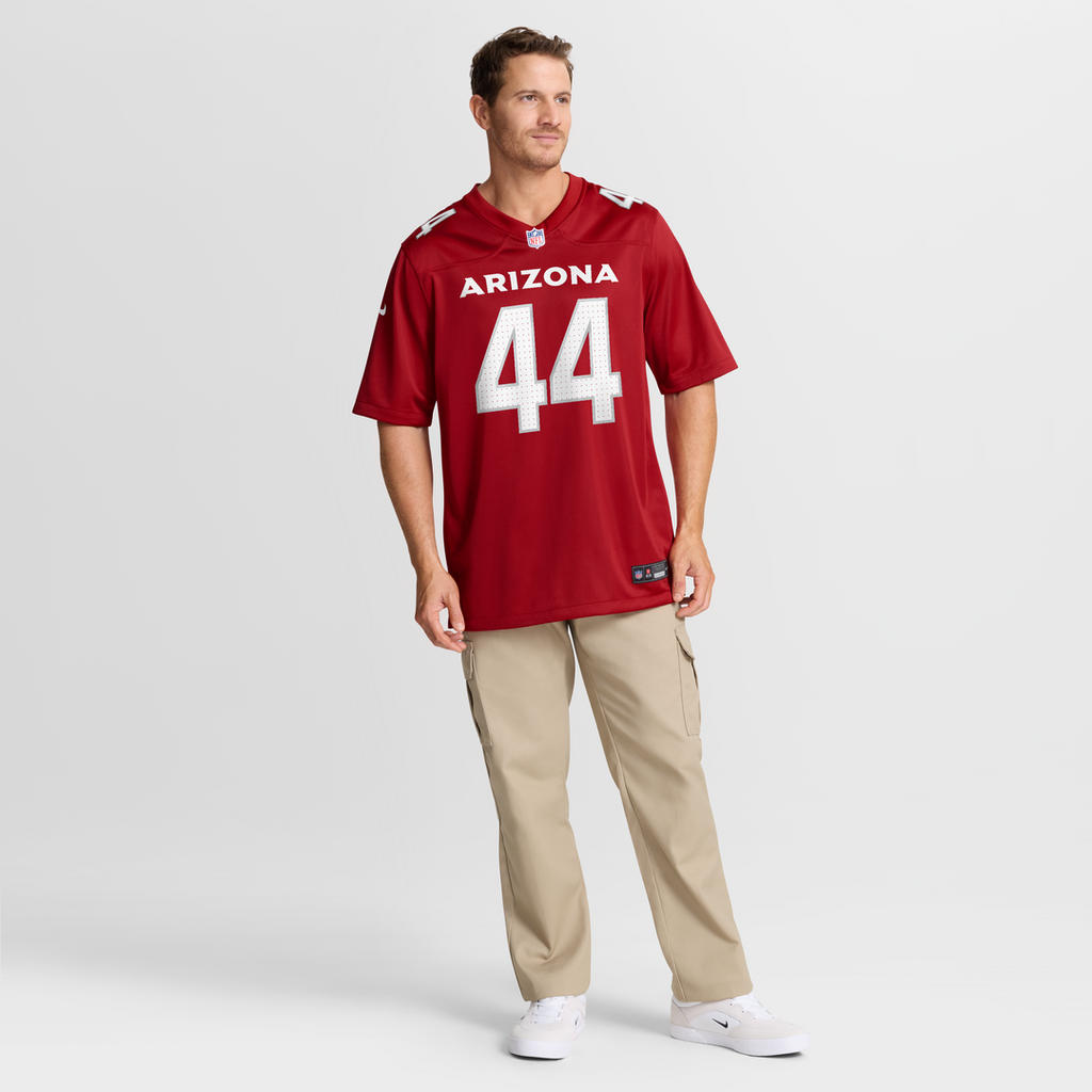 Owen Pappoe Arizona Cardinals Nike Team Game Jersey - Cardinal Official NFL Team Apparel Football Fan Gear