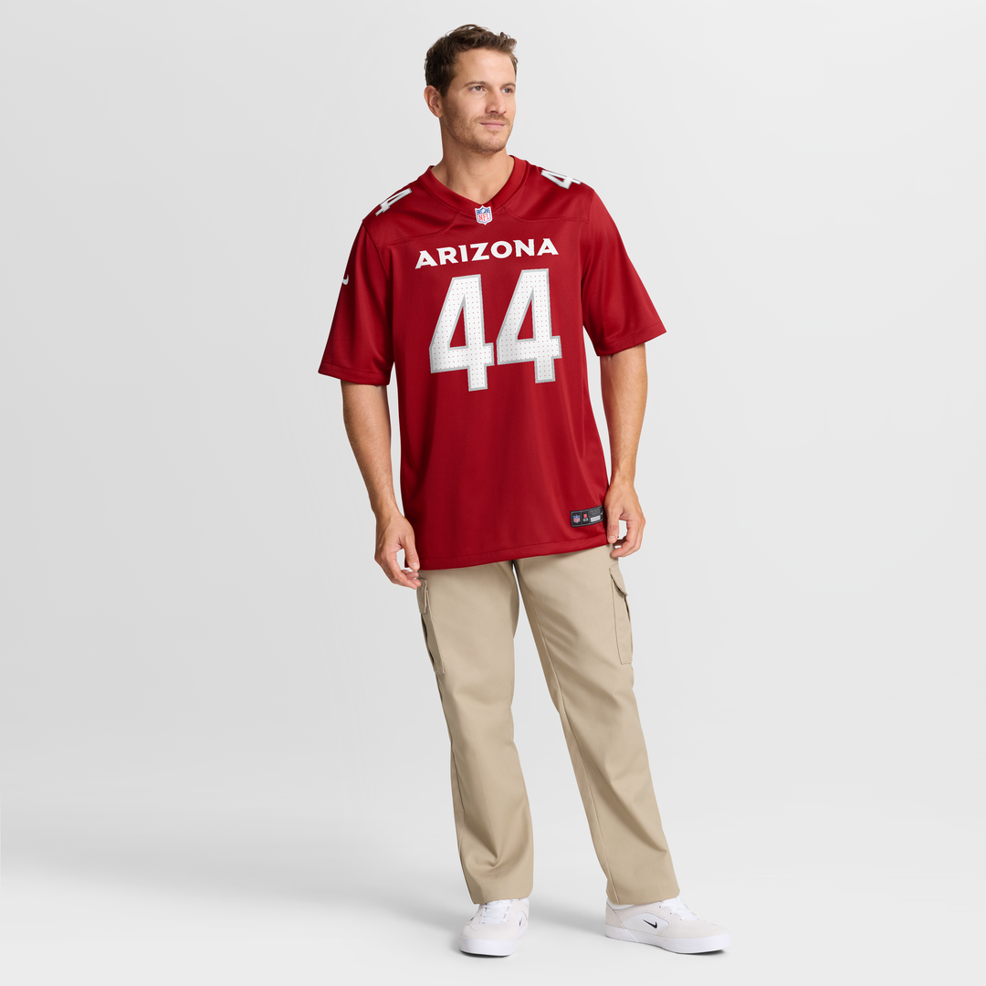 Owen Pappoe Arizona Cardinals Nike Team Game Jersey - Cardinal Official NFL Team Apparel Football Fan Gear