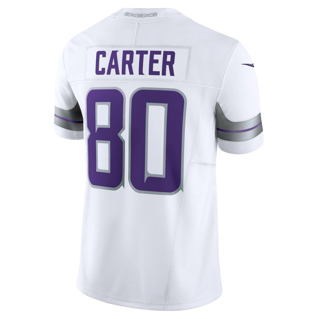 Cris Carter Minnesota Vikings Nike Alternate Vapor F.U.S.E. Retired Player Limited Jersey - White Official NFL Team Apparel Football Fan Gear