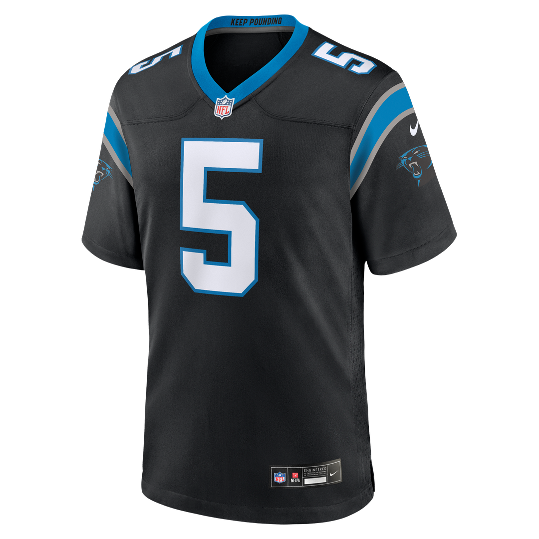 Jaelan Phillips Carolina Panthers Nike Game Jersey - Black Official NFL Team Apparel Football Fan Gear