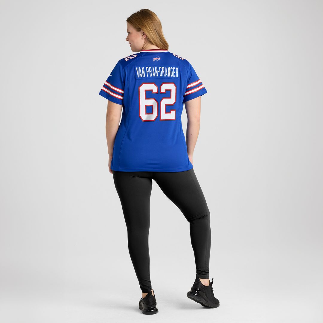 Sedrick Van Pran-Granger Buffalo Bills Nike Women's Game Jersey - Royal Official NFL Team Apparel Football Fan Gear