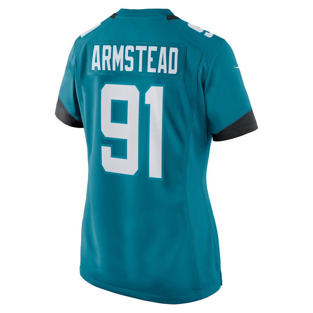 Arik Armstead Jacksonville Jaguars Nike Women's Team Game Jersey - Teal Official NFL Team Apparel Football Fan Gear